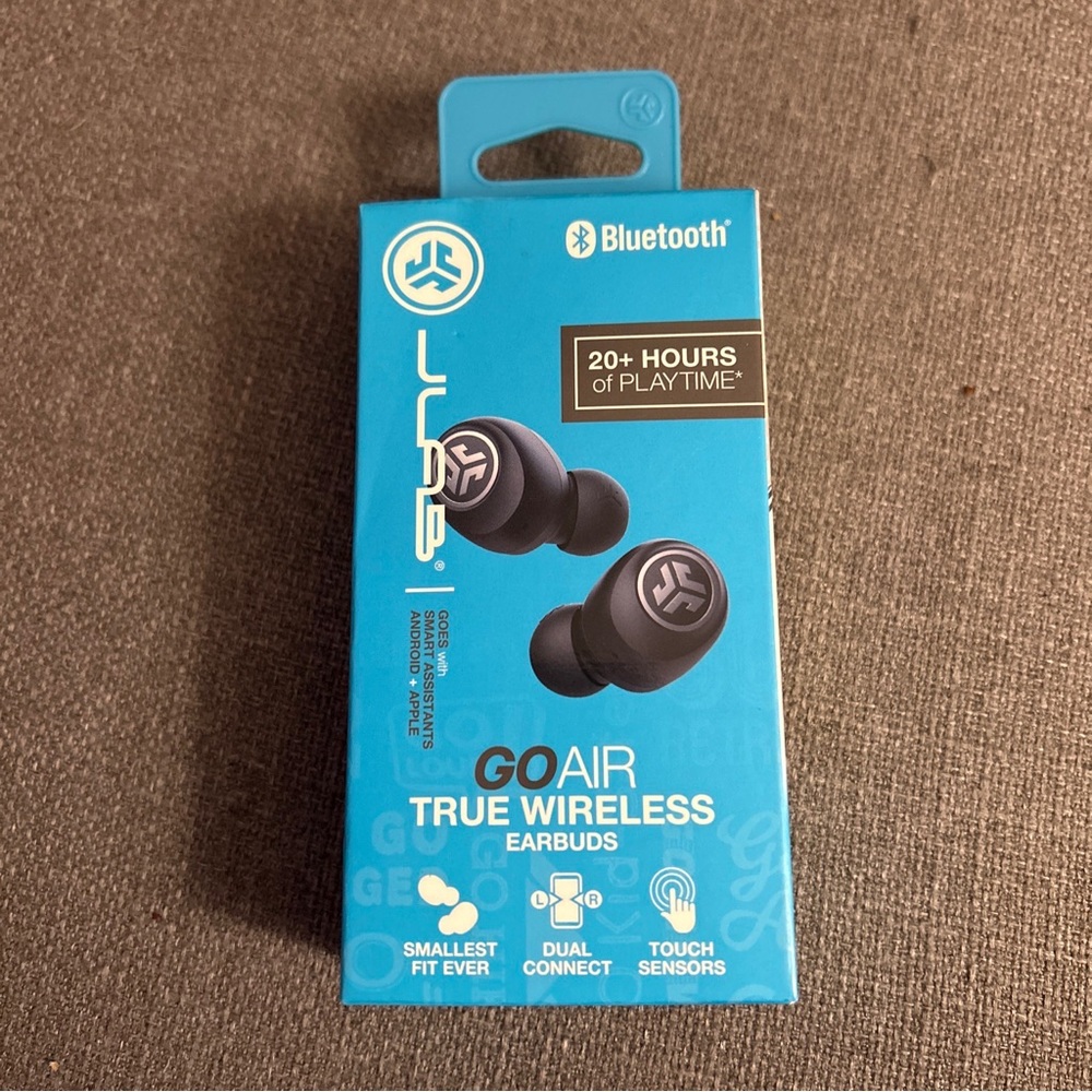 New J Lab Go Air True Wireless Black Ear Buds